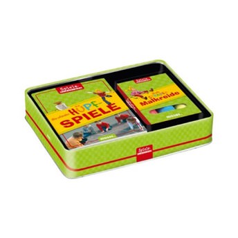 Die schnsten Hpfspiele im Set inkl Buch und Kreide - 97 Geschenke für 7 bis 8 Jahre alte Mädchen