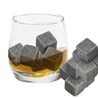Whisky Steine aus natrlichem Speckstein - 46 originelle Whiskey Geschenke