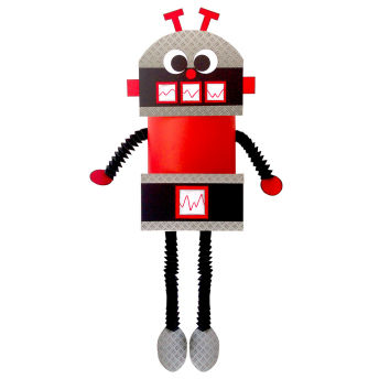 LaternenBastelset Roboter Robby - 69 Geschenke für 3 bis 4 Jahre alte Jungen