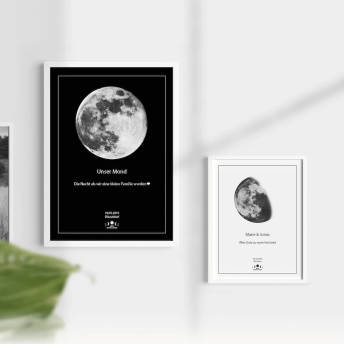Personalisiertes Mondposter fr unvergessliche Momente - 51 personalisierte Geschenke für Männer - so einzigartig wie er selbst