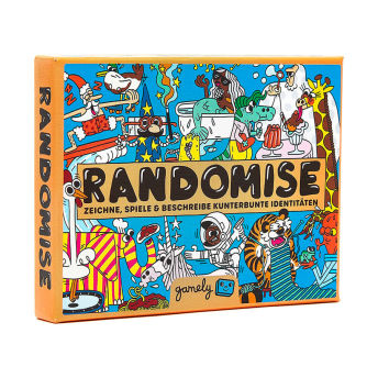 Randomise Zeichne Spiele und beschreibe kunterbunte  - 55 Geschenke für besonders kreative Kinder jeden Alters