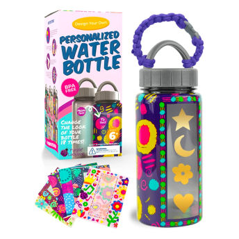 Trinkflaschen Bastelset mit coolen SchrumpffolienDesigns - 97 Geschenke für 7 bis 8 Jahre alte Mädchen