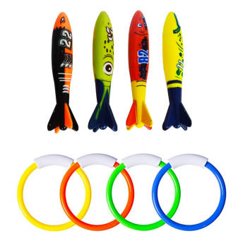 Unterwasser Spielzeugset mit Tauchringen und Torpedos - 97 Geschenke für 7 bis 8 Jahre alte Mädchen