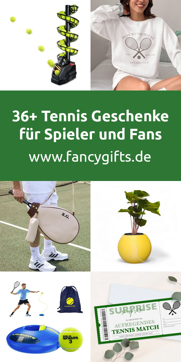 36 originelle Tennis Geschenke für Spieler und Fans