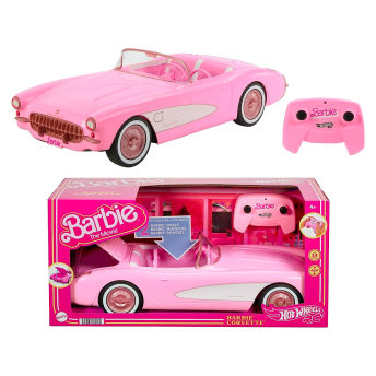 Ferngesteuerte Hot Wheels Barbie Corvette mit Platz fr 2  - 21 originelle Barbie Geschenke und Barbie Merch für Fans jeden Alters