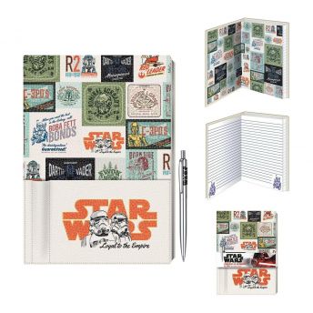 Cooles Star Wars Notizbuch mit Kugelschreiber im  - 