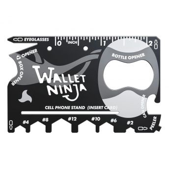 Wallet Ninja 18in1 Multitool - 103 originelle Geschenke für Männer, die schon alles haben