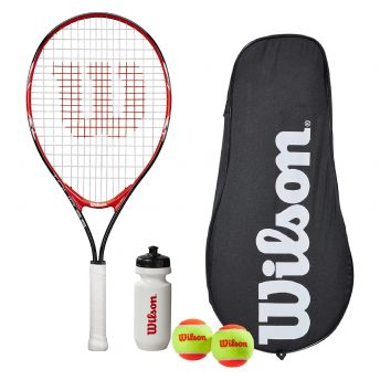 Wilson Federer Tour TennisSet fr Anfnger - 36 originelle Tennis Geschenke für Spieler und Fans