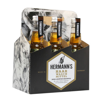 Hermanns Bier Hopfenshampoo Sixpack - 97 originelle Geschenke für Männer, die schon alles haben