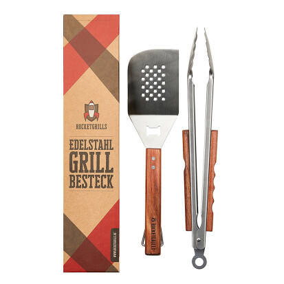 Hochwertiges Grillbesteck Set von Rocketgrills - 