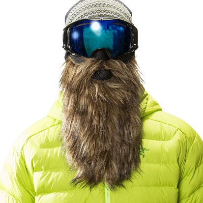 Beardski Goldsucher Skimaske mit Bart - 45 coole Geschenke für sportliche Männer