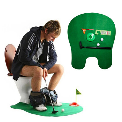 Witziges Toilettengolf Geschenk Set - 