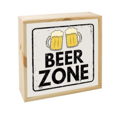 Lightbox BEER ZONE 25x25 cm - 