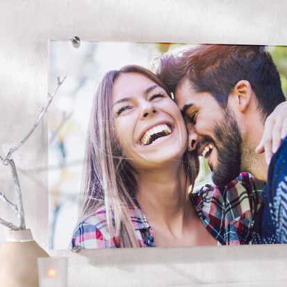 Foto hinter Acrylglas mit beeindruckender Tiefenwirkung  - 54 originelle Valentinstag Geschenke für Frauen