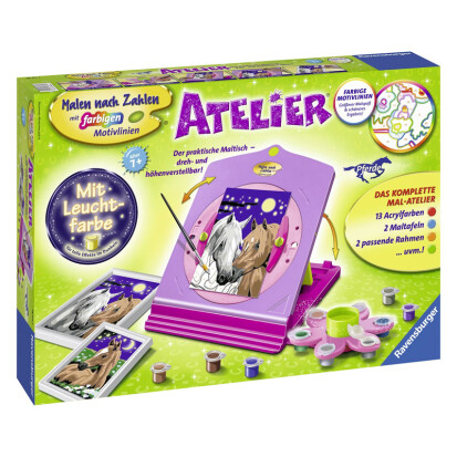 Malen Nach Zahlen Atelier Malset fr Pferdefans - 