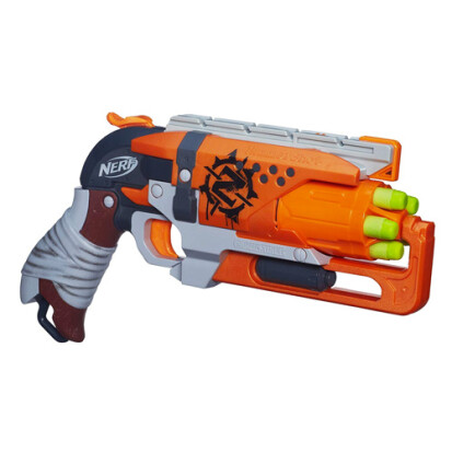 NERF Zombie Strike Einhandblaster mit Rotationstrommel - 