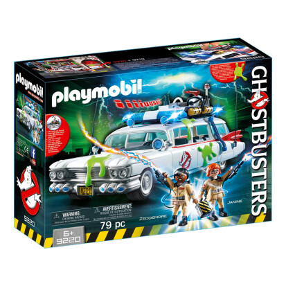 Playmobil Ghostbusters Ecto1 mit Licht und Sirene - 80 Geschenke für 7 bis 8 Jahre alte Jungen