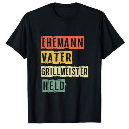 TShirt Ehemann Vater Grillmeister Held - 