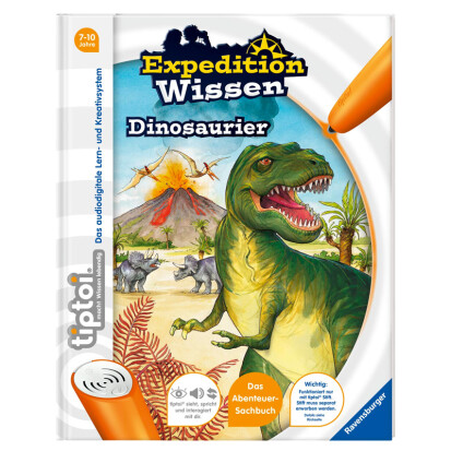 tiptoi Expedition Wissen Dinosaurier - 80 Geschenke für 7 bis 8 Jahre alte Jungen