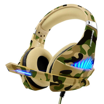 Beexcellent Deep Bass Gaming Kopfhrer im CamouflageDesign - 