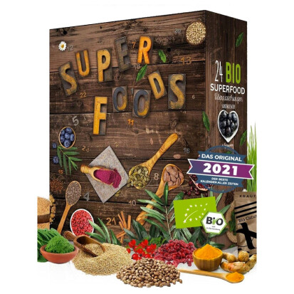 BIO Superfoods Adventskalender fr Gesundheitsbewute - 39 originelle Adventskalender für Frauen (2023)