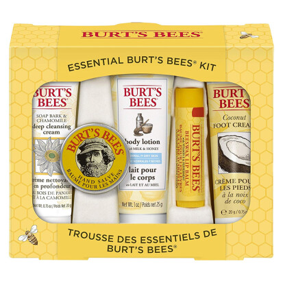 Burts Bees Geschenkset mit 5 Produkten in Reisegre - 24 Beauty, Pflege und Kosmetik Geschenke für Frauen