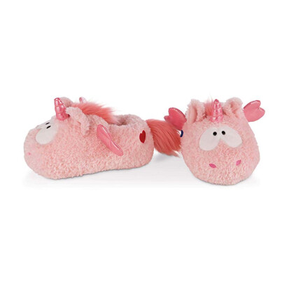 Nici Plsch Einhorn Hausschuhe - 