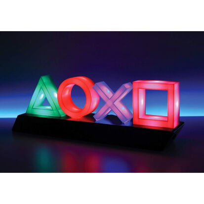 Playstation Tasten Symbol Lampe mit Farbwechsel Funktion - 