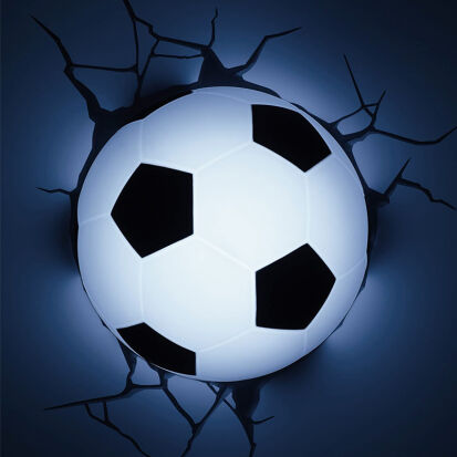 3D Fuball Wandlampe - 