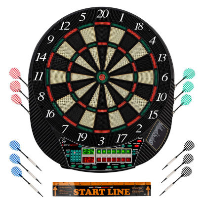 Elektrisches Dartboard mit 12 Pfeilen und Abwurflinie - 76 Geschenke für 15 bis 16 Jahre alte Mädchen