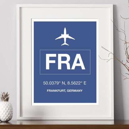 FRA Frankfurt International Airport Poster verschiedene  - 