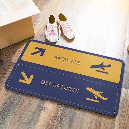 Fumatte mit Arrivals Departures Motiv - 