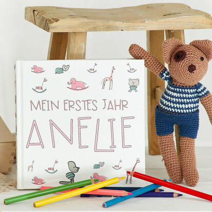 Personalisiertes Babytagebuch - 