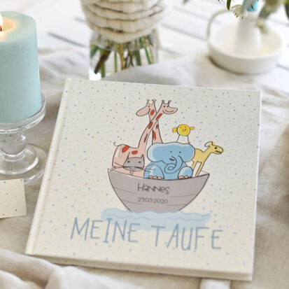 Personalisiertes Gstebuch zur Taufe - 32 tolle Geschenke zur Taufe