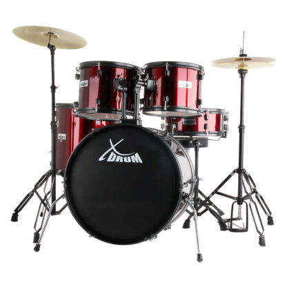 Rookie Standard SchlagzeugSet mit Hocker Drumsticks  - 