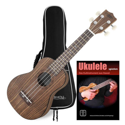 Ukulele aus edlem Walnussholz im Set mit Lernheft und Tasche - 76 Geschenke für 15 bis 16 Jahre alte Mädchen