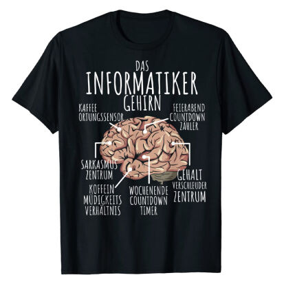 Lustiges Informatiker Gehirn TShirt - 