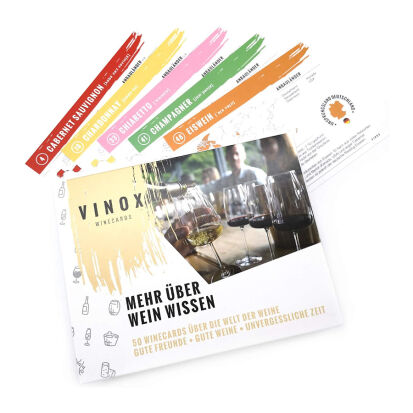 50 Winecards mit Informationen ber Anbaugebiete  - 