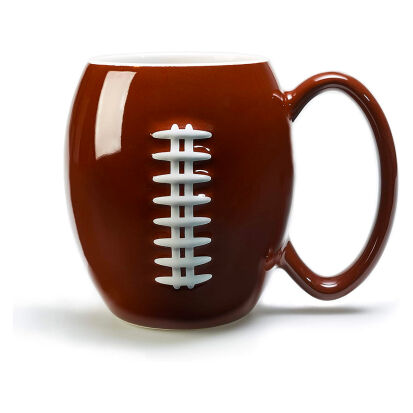 American Football Tasse mit erhabener fhlbarer Football  - 