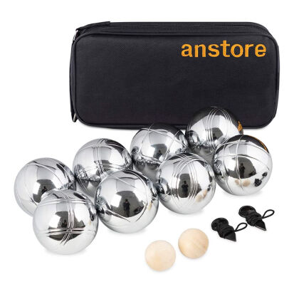 Hochwertiges Boules Set mit Tragetasche - 