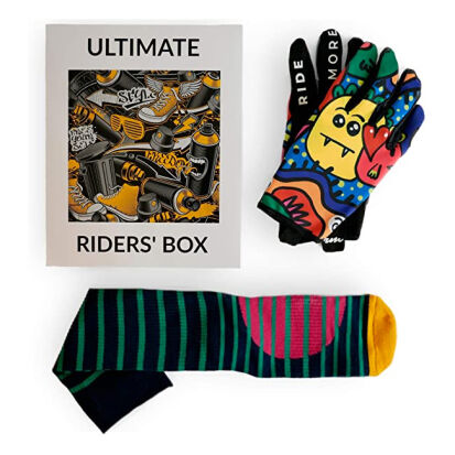 Coole Fahrradhandschuhe und socken als Geschenkset - 