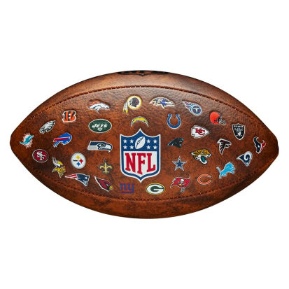 Wilson NFL Off Throwback 32 Team Football - 35 originelle Geschenke für American Football Fans