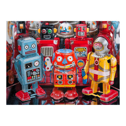 Robot Explorers Puzzle mit 1000 Teilen - 