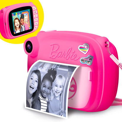 Barbie Print Cam Sofortbildkamera fr Mdchen - 