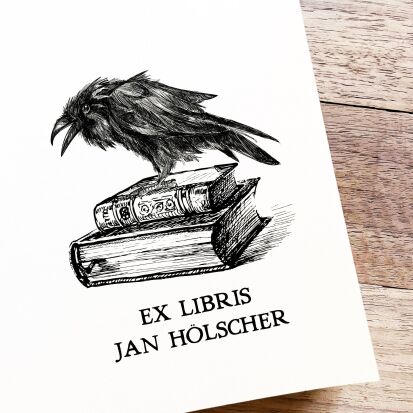 Auergewhnliche Ex Libris Stempel fr Leseratten - 