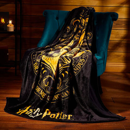 Flauschige Harry Potter Kuscheldecke - 