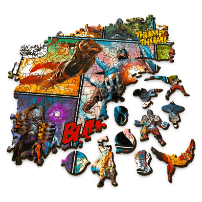 MARVEL Avengers Comic Story Holz Puzzle mit 1000 Teilen - 