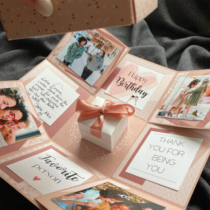 Personalisierte PopOut Geschenkbox fr verschiedene  - 