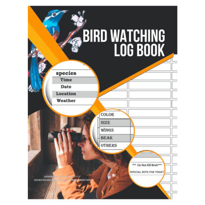 Bird Watching Logbuch verschiedene Designs - 