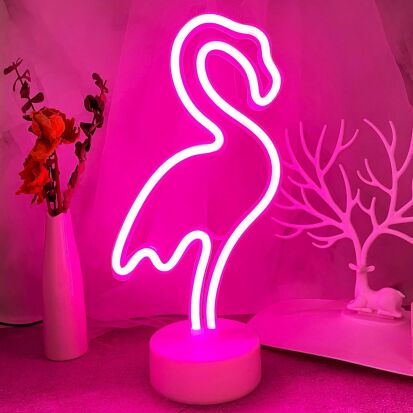 Flamingo Neonlampe - 